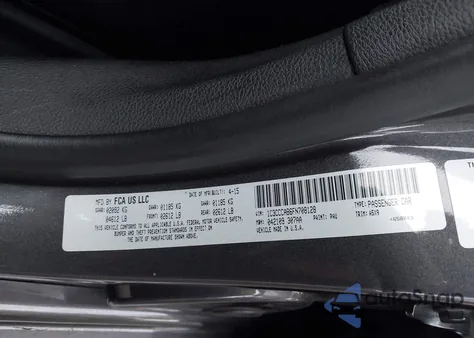 2015 Chrysler 200 Limited from USA, damaged, VIN 1C3CCCAB6FN708128